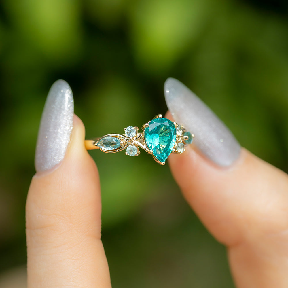 Paraiba Yag Ring