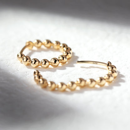 18K Gold Earrings