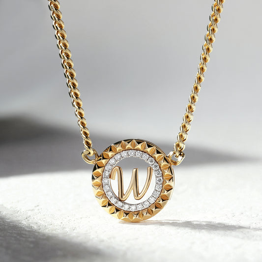 18K Gold Cuba chain Diamond Necklace