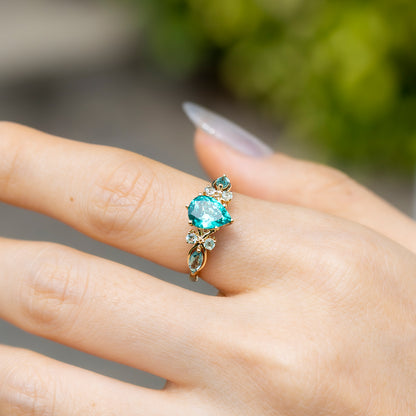 Paraiba Yag Ring
