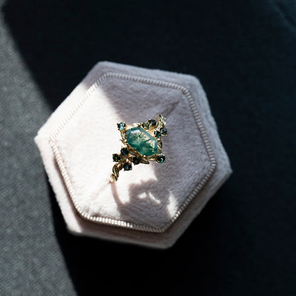 Moss Agate Ring