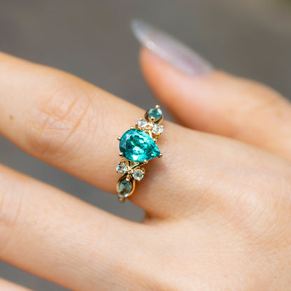 Paraiba Yag Ring