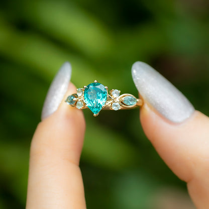 Paraiba Yag Ring