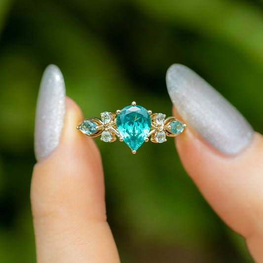 Paraiba Yag Ring