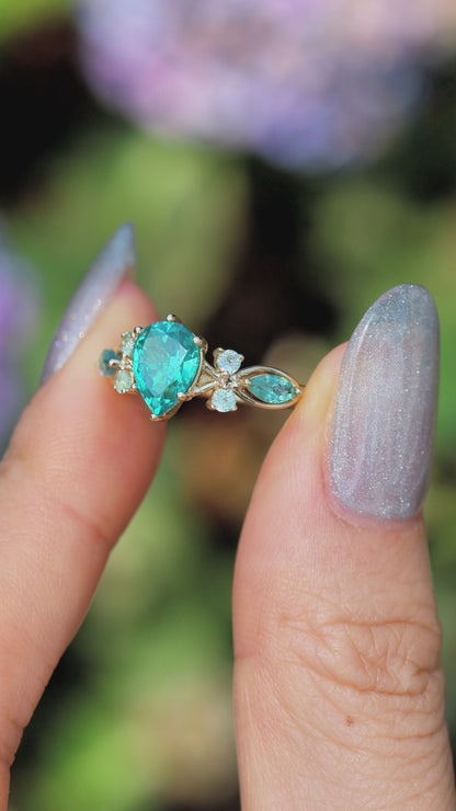 Paraiba Yag Ring