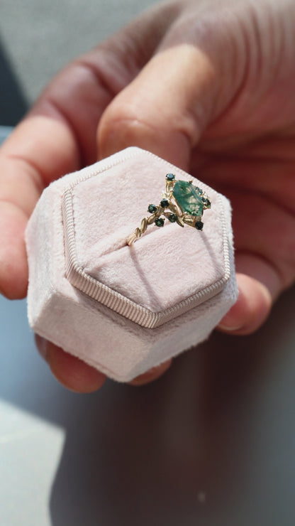Moss Agate Ring